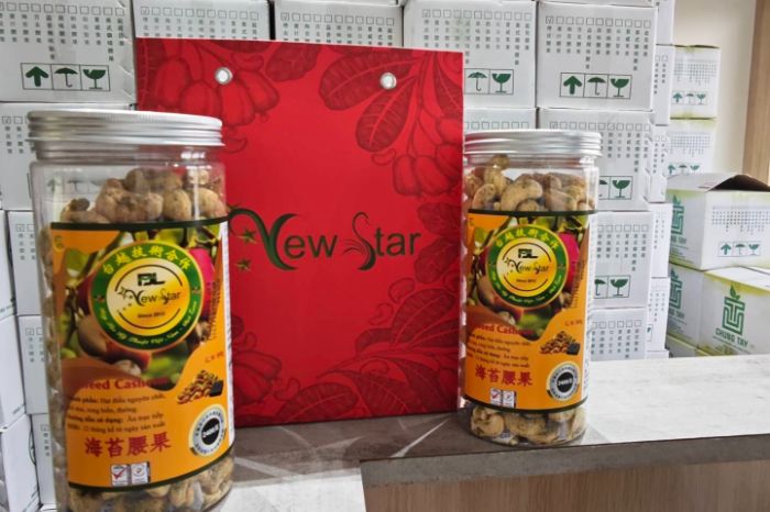 海苔腰果團購整箱(禮袋雙瓶組*6)